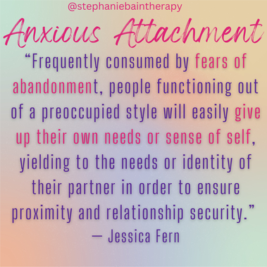anxious attachment