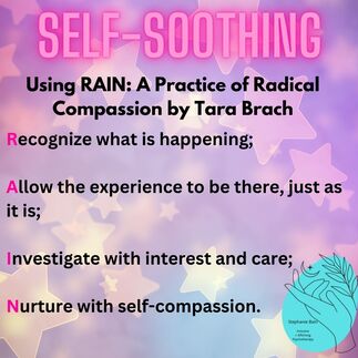 rain for self compassion