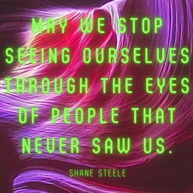 stop seeing ourselves